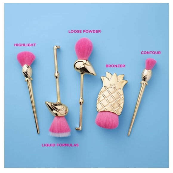 NEW🌺Tarte Flamingo MakeUp Brush Set - Picture 2 of 5